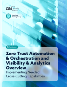 Zero Trust Automation Orchestration Overview Csa